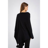 Loose Knitted Poncho Cardigan - The Woman Concept