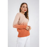 Dip Dye Knitted Sweater - The Woman Concept