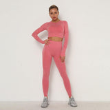 Bright pink Yoga Set.