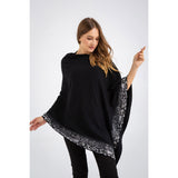 Black Cloak Knitted Cardigan.