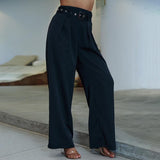 High Waist Belted Pants.