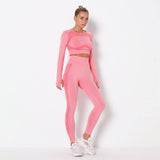 pink yoga Set