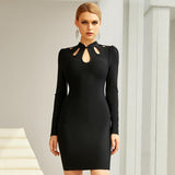 Black Evening Bandage Dress