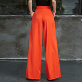 High Waist Bell Bottom Wide Leg Pants - the woman concept